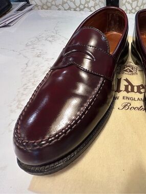 Alden “986” Burgundy Cordovan Penny Loafers